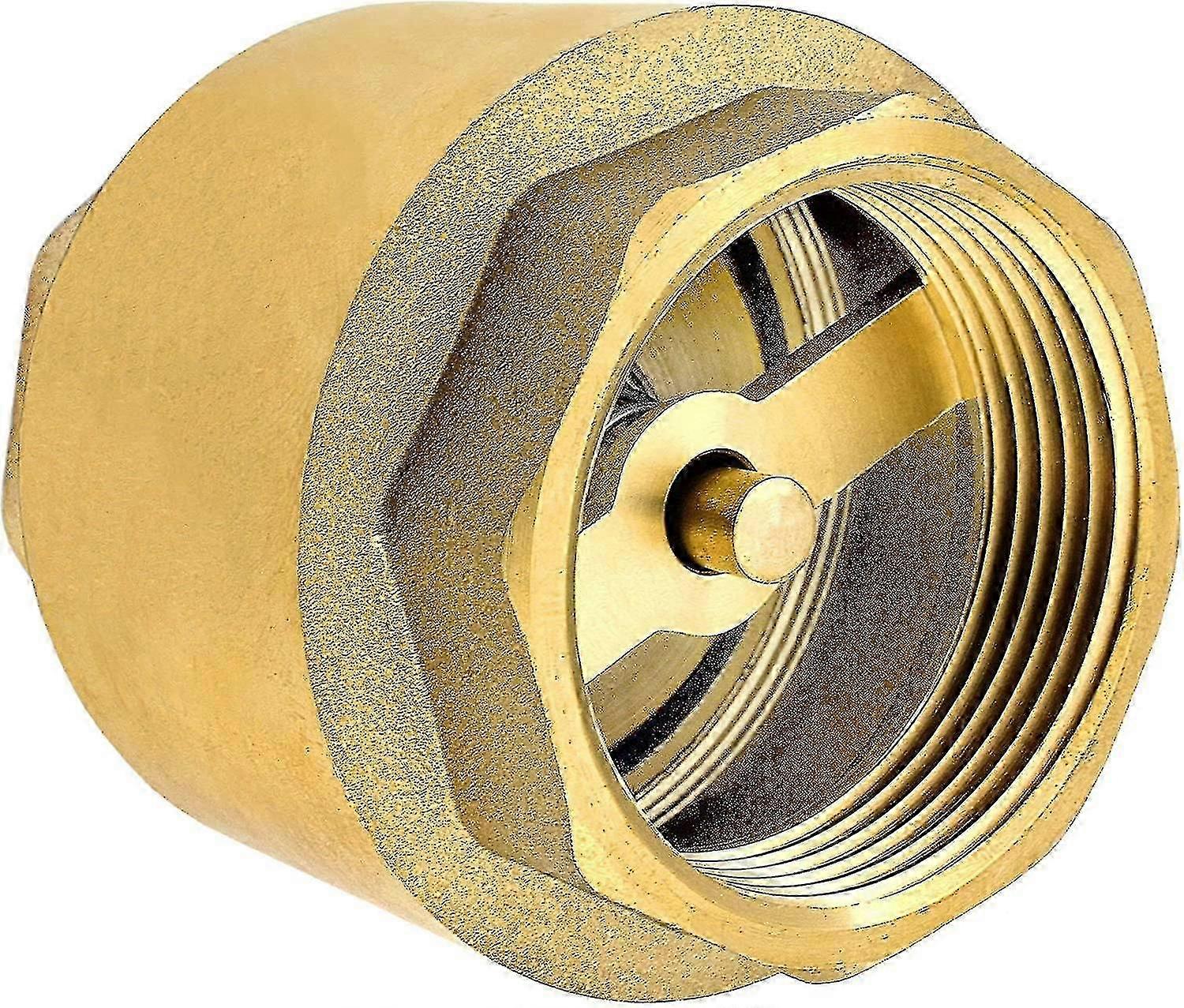 3/4 Inch Check Valve Made Of Heavy-duty High Quality Brass, Rust-proof And Leak-proof For A Pump, Fountain, Washing Machine, Garden, Rain Butts