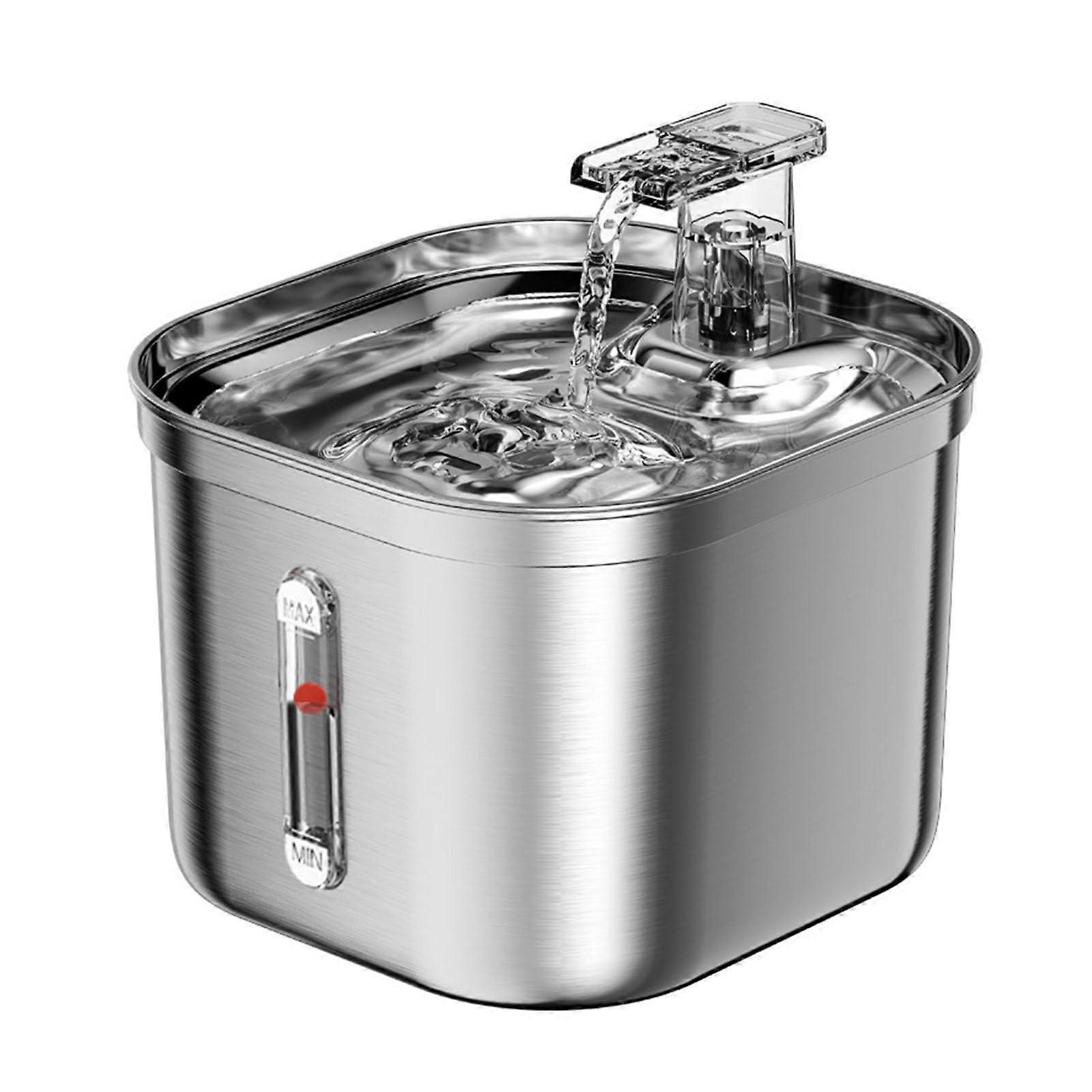 2.20L Automatic Cat Water Fountain Quiet Watering Pet Bowl Fountain Dog Supplies Cat Drinking Fountain Low Noise Dog Water Bowl