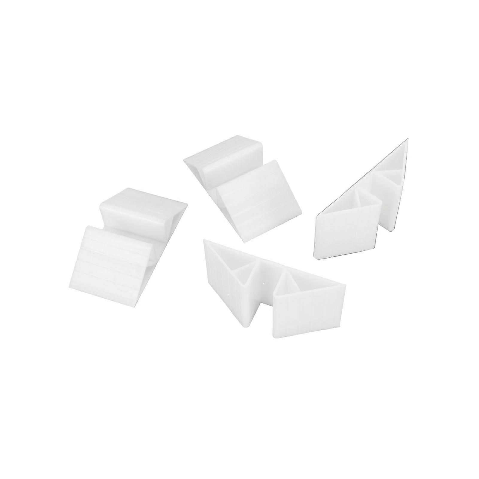 4pcs Triangular Pet Gate Support Feet 12cm x 6.5cm Reinforcement