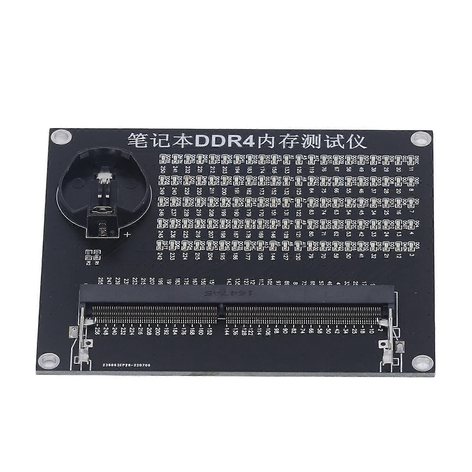 Laptop Memory Test Card with LED Light Computer Motherboard Circuit Repair Detection Card DDR4