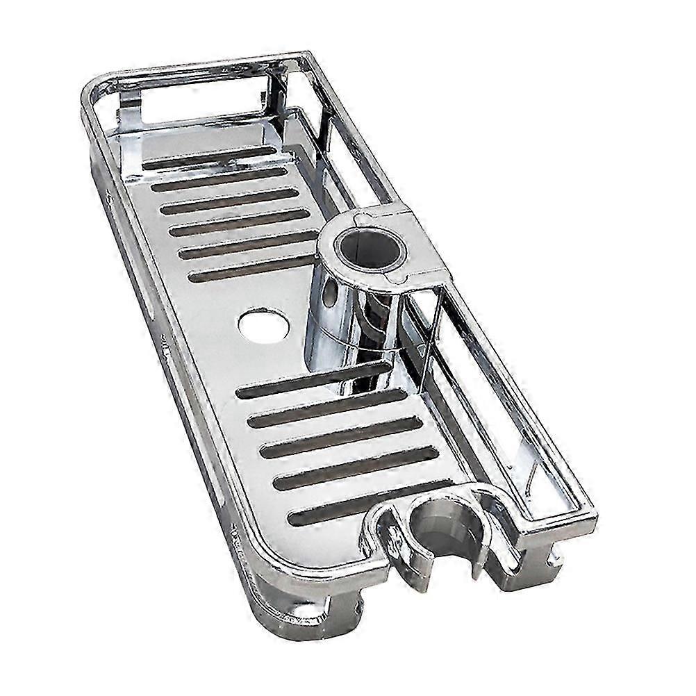 Shower Shelf Designed for Slide Bars, Featuring a Hygienic Self-Draining System