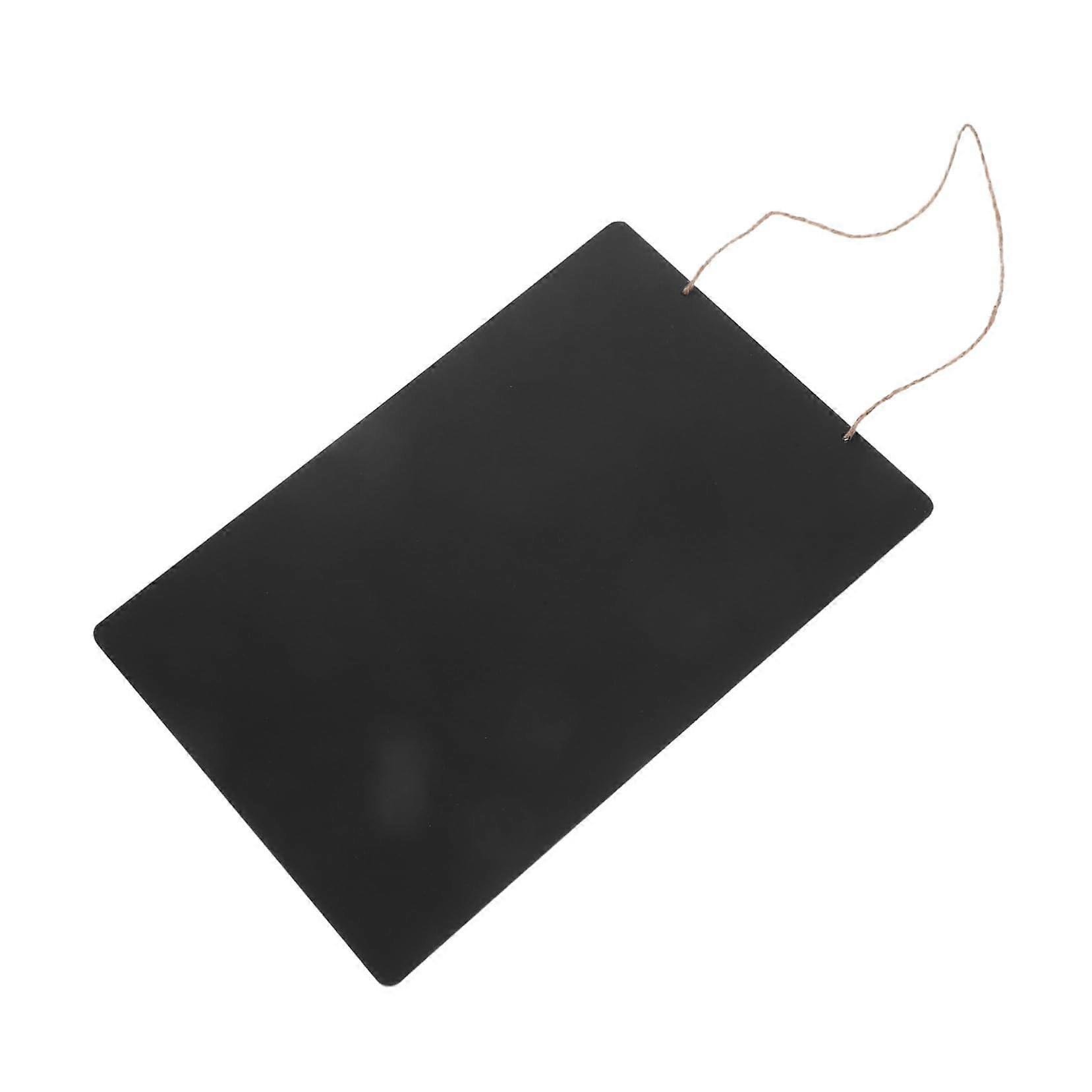 Wall-Mounted Chalkboard Sign for Creative Notes - Black Message Board for Office and Kitchen, 40x60 cm