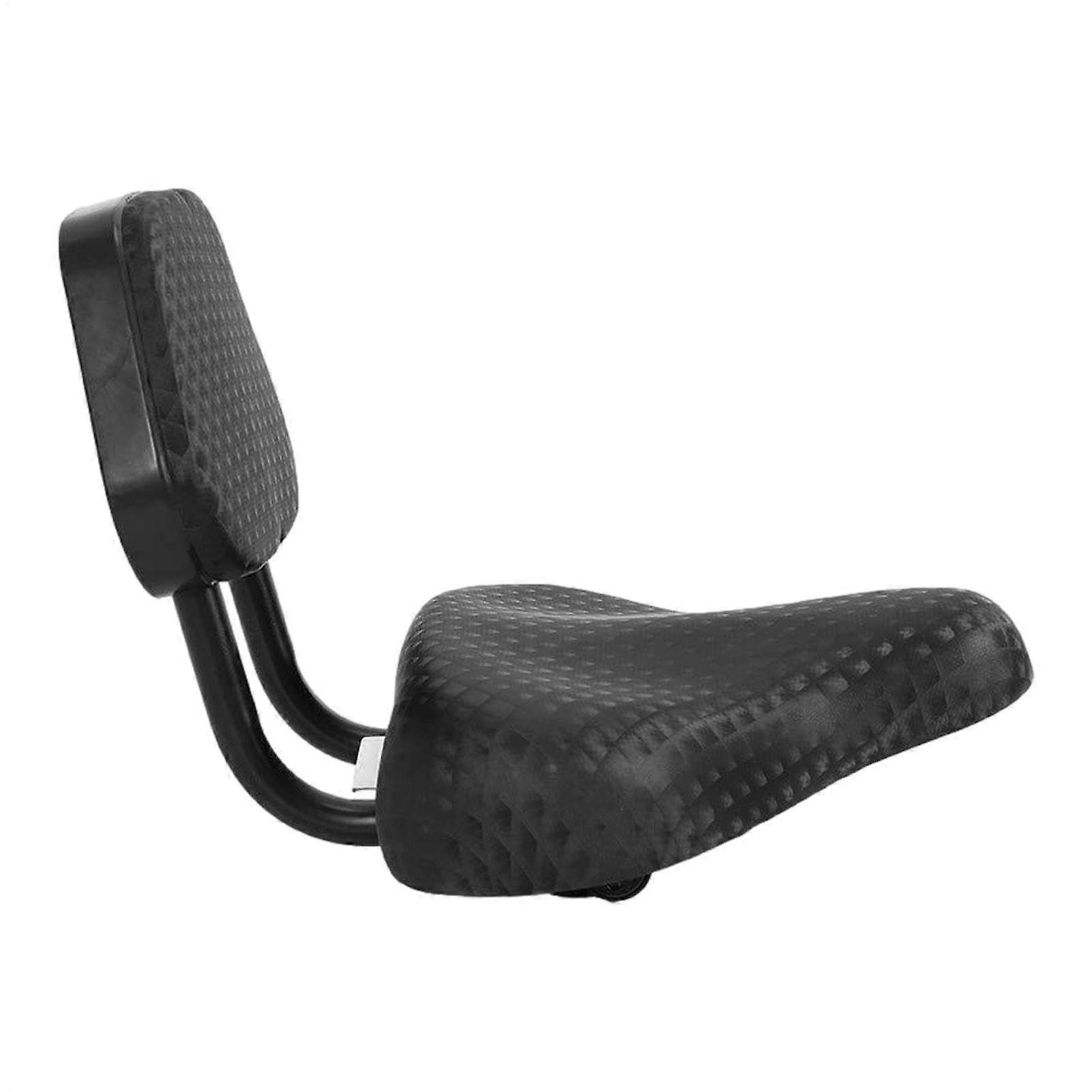 Waterproof bicycle seat with backrest – Bike saddle for exercise bikes, riding, commuting