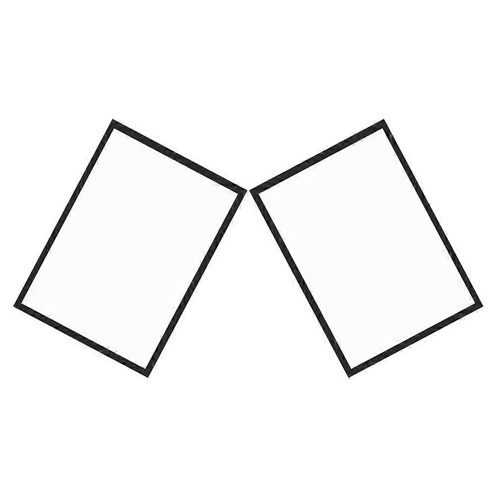 Adhesive Frames for Walls Rectangular Waterproof 40.00X30.00X0.10CM Transparent 2Set