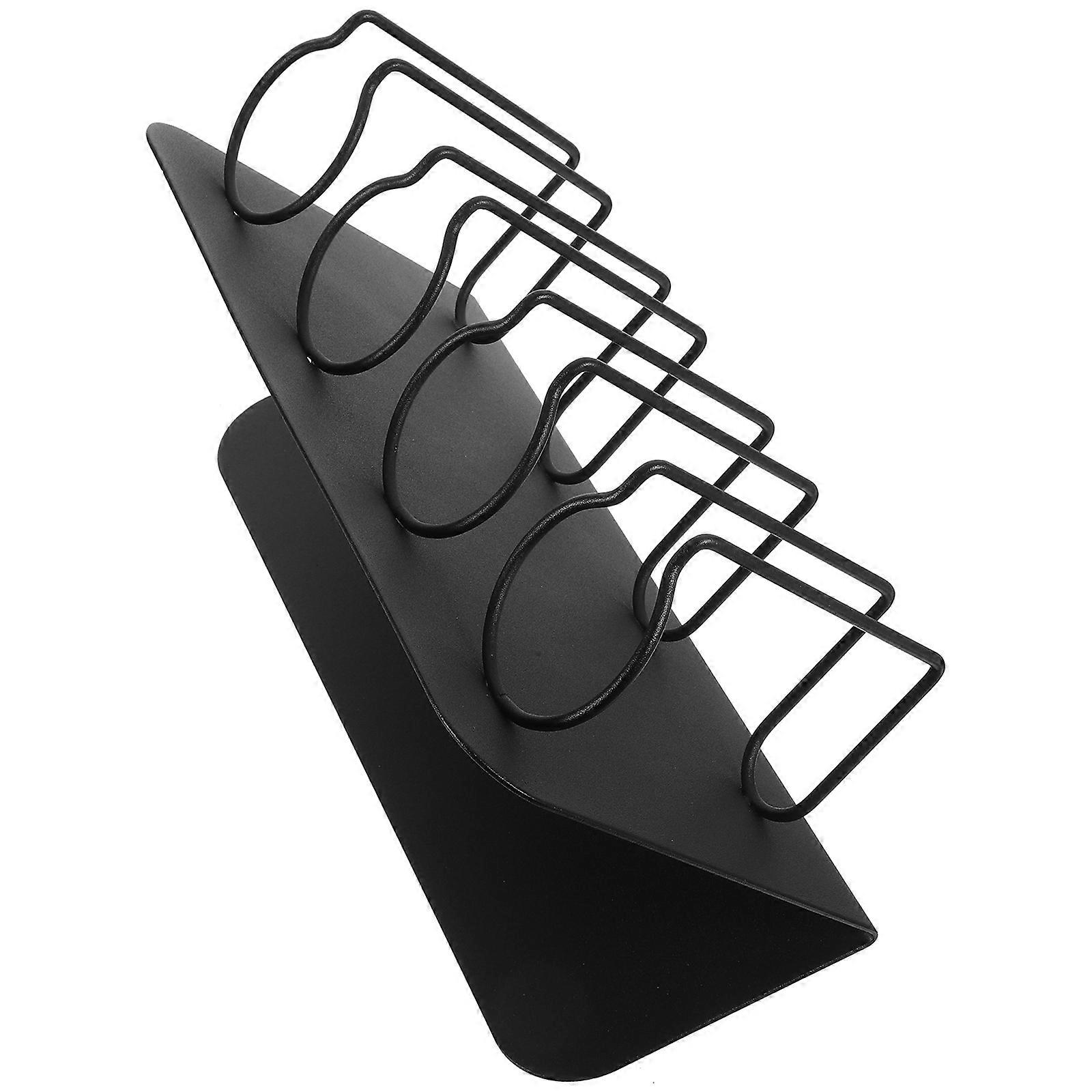 Hår Trimmer Hållare Rack Väggmonterad Frisalong Utrustning Utrymmesbesparande Säker Förvaring Rektangulär Form 1st