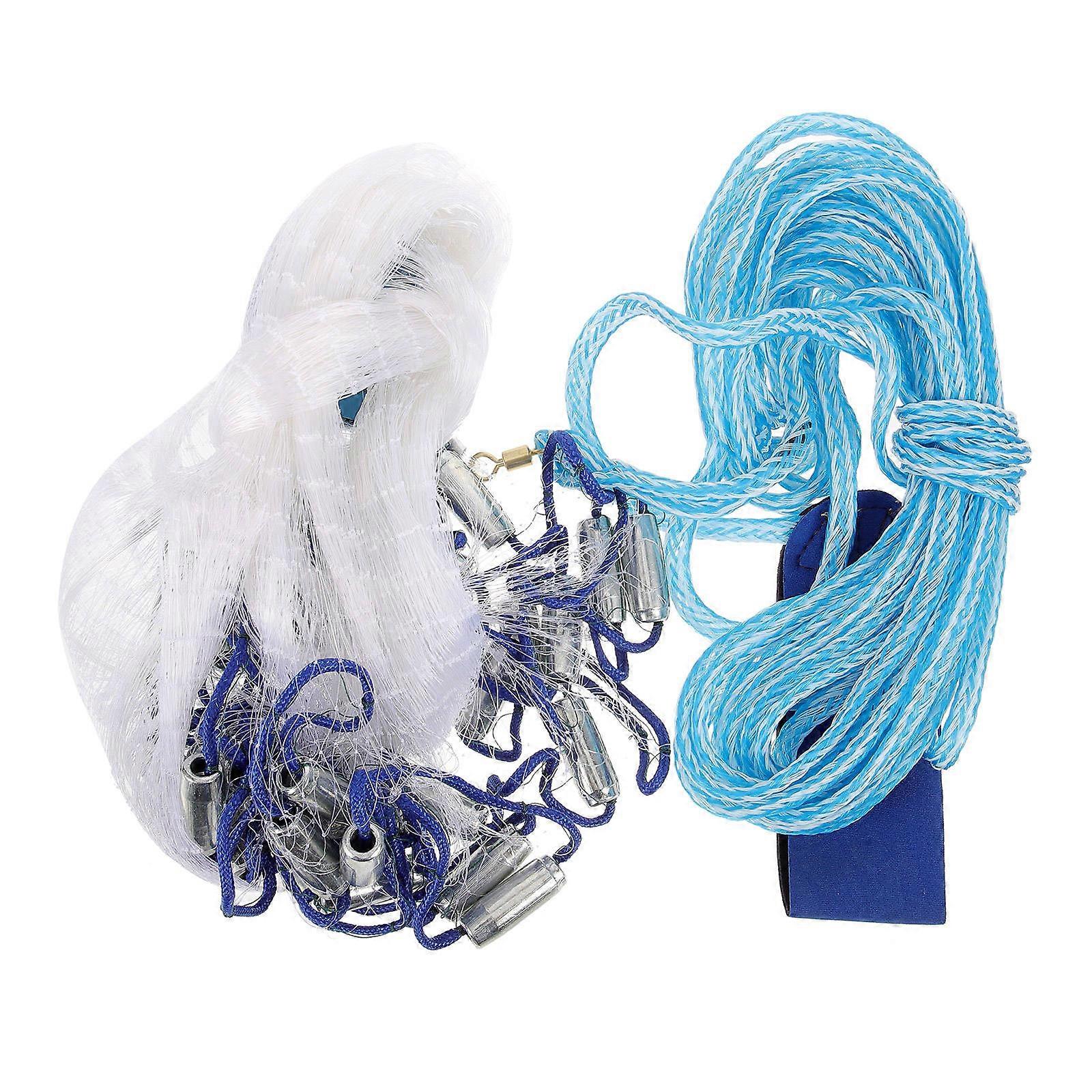 Castnet For Fishing Live Bait Capture Secure Closure Assorted Color Metal Fishing Line Wear Resistant 1Set