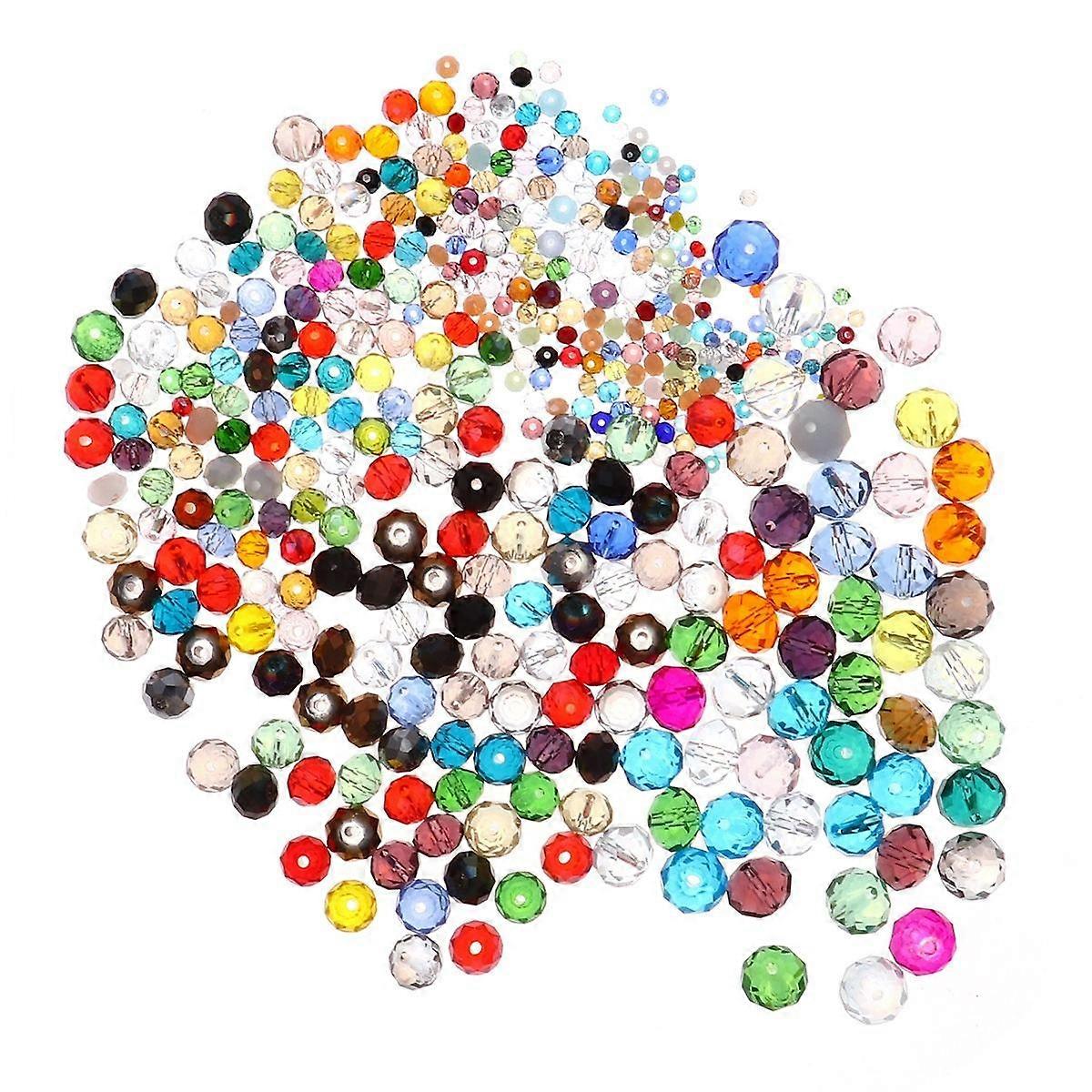 Spacer Beads For Crafting 2-10mm Bicone Shape DIY Projects Family 550Pcs