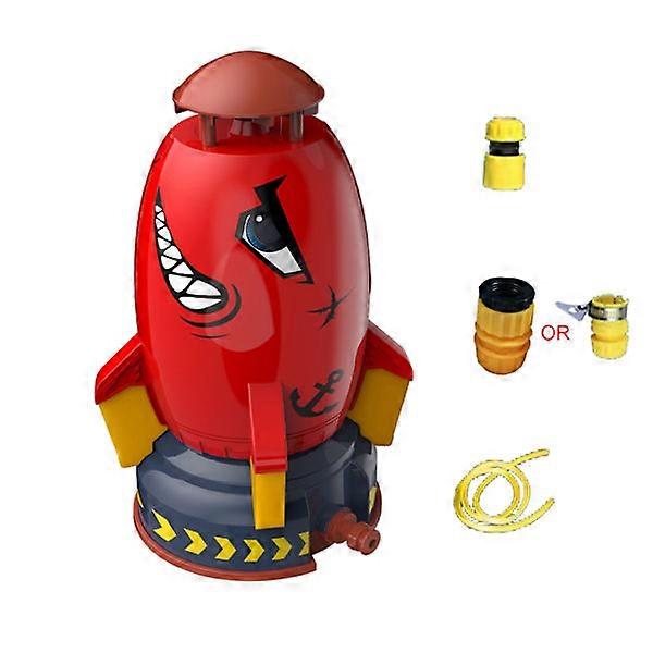 子供用ロケットスプリンクラーおもちゃ子供用水スプレーおもちゃ屋外裏庭ウォータースプラッシュ回転水噴霧器