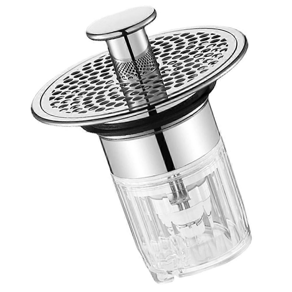 Bathroom Sink Drain Plug Stopper for Washbasins – Easy Press Type Design for Quick Sealing and Draining, Fits Kitchen and Bathroom Sinks