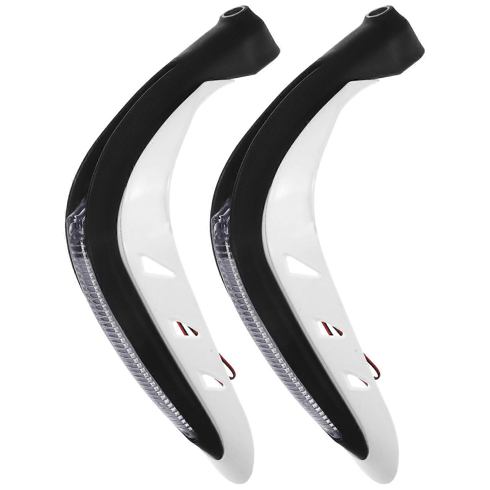 Motorbike Handguard 2Pcs Equipped Handlebar Protector Suitable For DIY Modification White