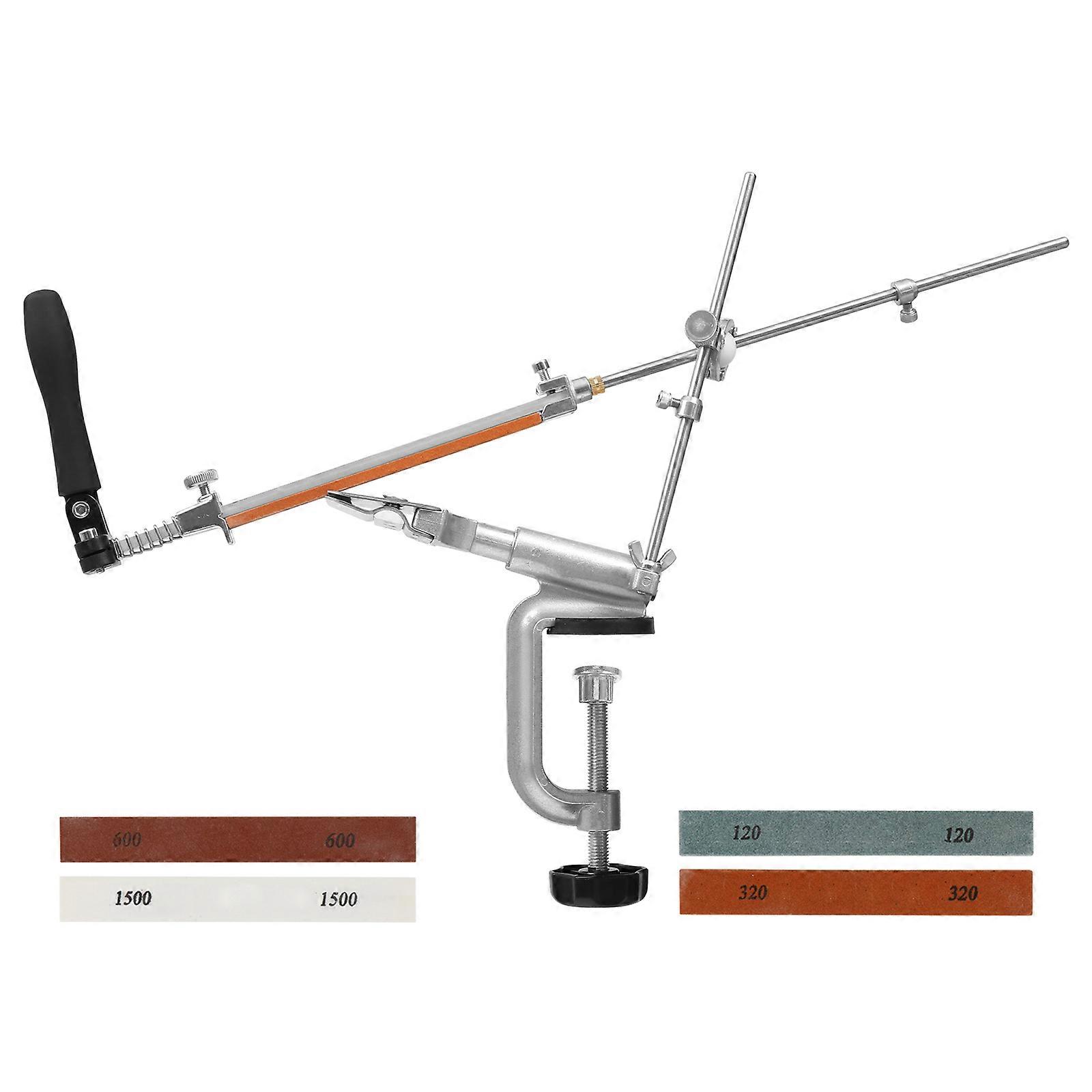 Sharpening System Grinders Fixed-Angle Sharpener Scissor Sharpening Rectangular Metal Home Use Households 1Set