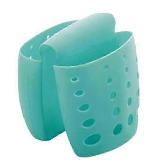 Saddle Type Kitchen Sink Draining Shelf with Hanging Basket - Sponge Storage Rack Organizer for Efficient Kitchen Space Management