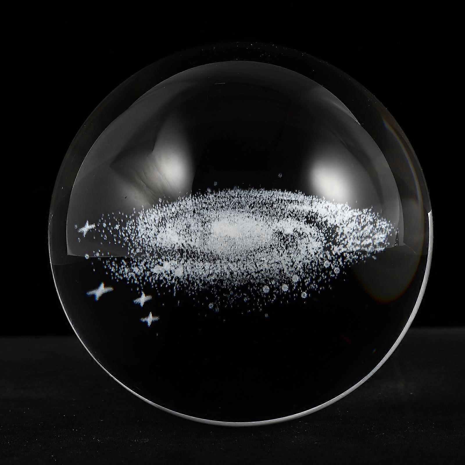 Desk Globe Crystal Ball Decoration Office Setting 3.5×3.5×3.5in Chic Crystal Ball Adornment 1Pc
