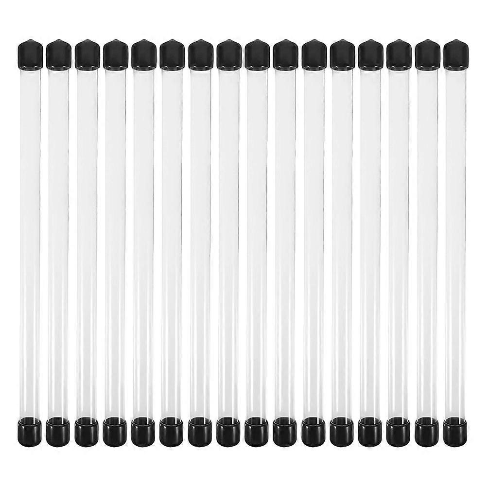 Odor Prevention Clear Laboratory Test Tubes 16 Pcs Perfect For Chemistry And Biology Experiments Designed For Researchers