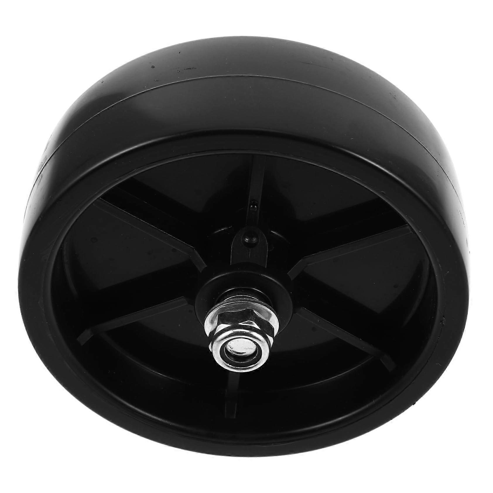 Car Jack Wheel Guide Set for Boat Trailers, Plastic Black Trailer Jack Roller, Trolley Jack Replacement Wheel