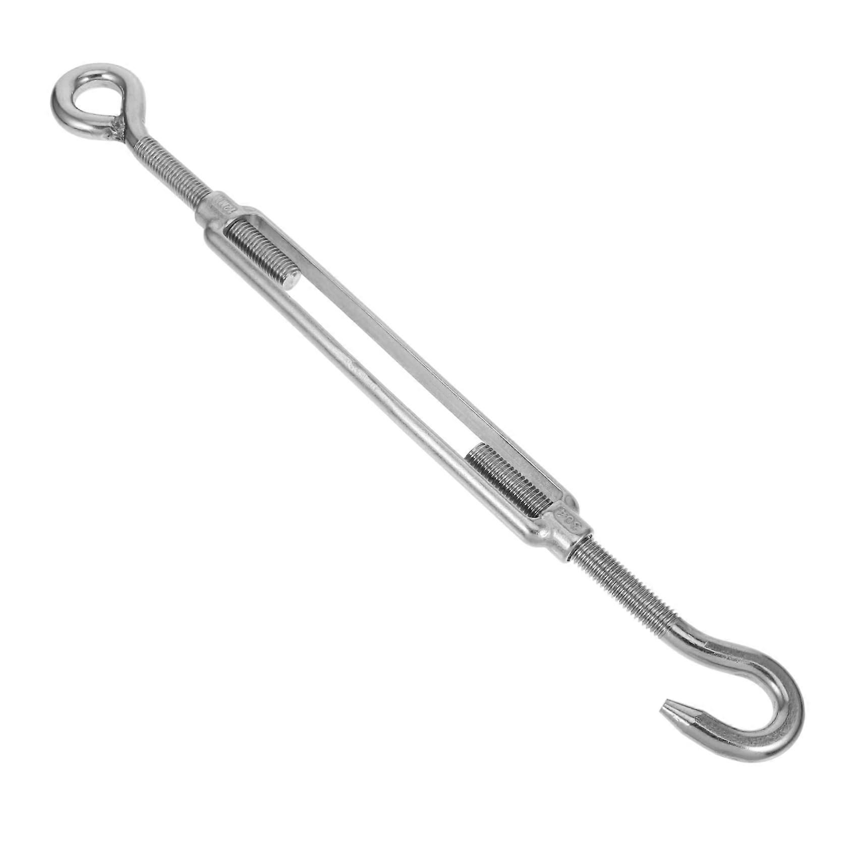 Stainless Steel Turnbuckle Open-Body for Outdoor Wire Rope Tensioning and Shade Sail Tensioning, Durable Rust-Resistant