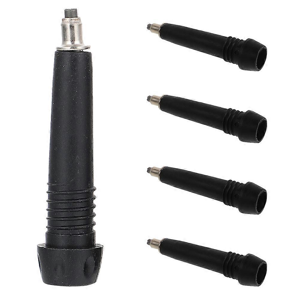 Hiking Pole Replacement Tips 5Pcs Carbide Tips Ideal For Hiking Experience With Enhanced Stability And DIY Assembly