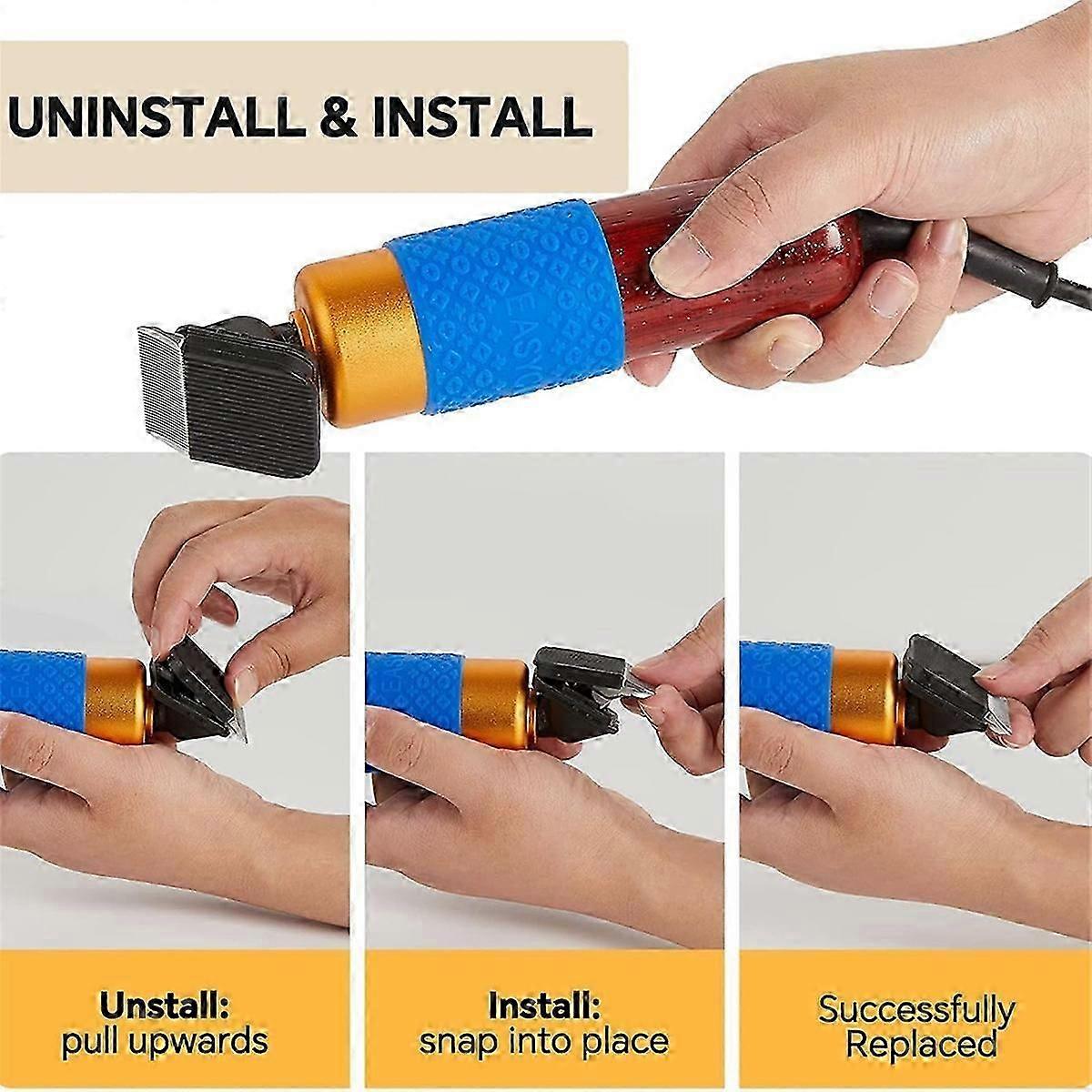 4pack Rug Tufting Trimmer Replacement Blades, Fits suitable for All 200W Carpet Trimmer Tufting