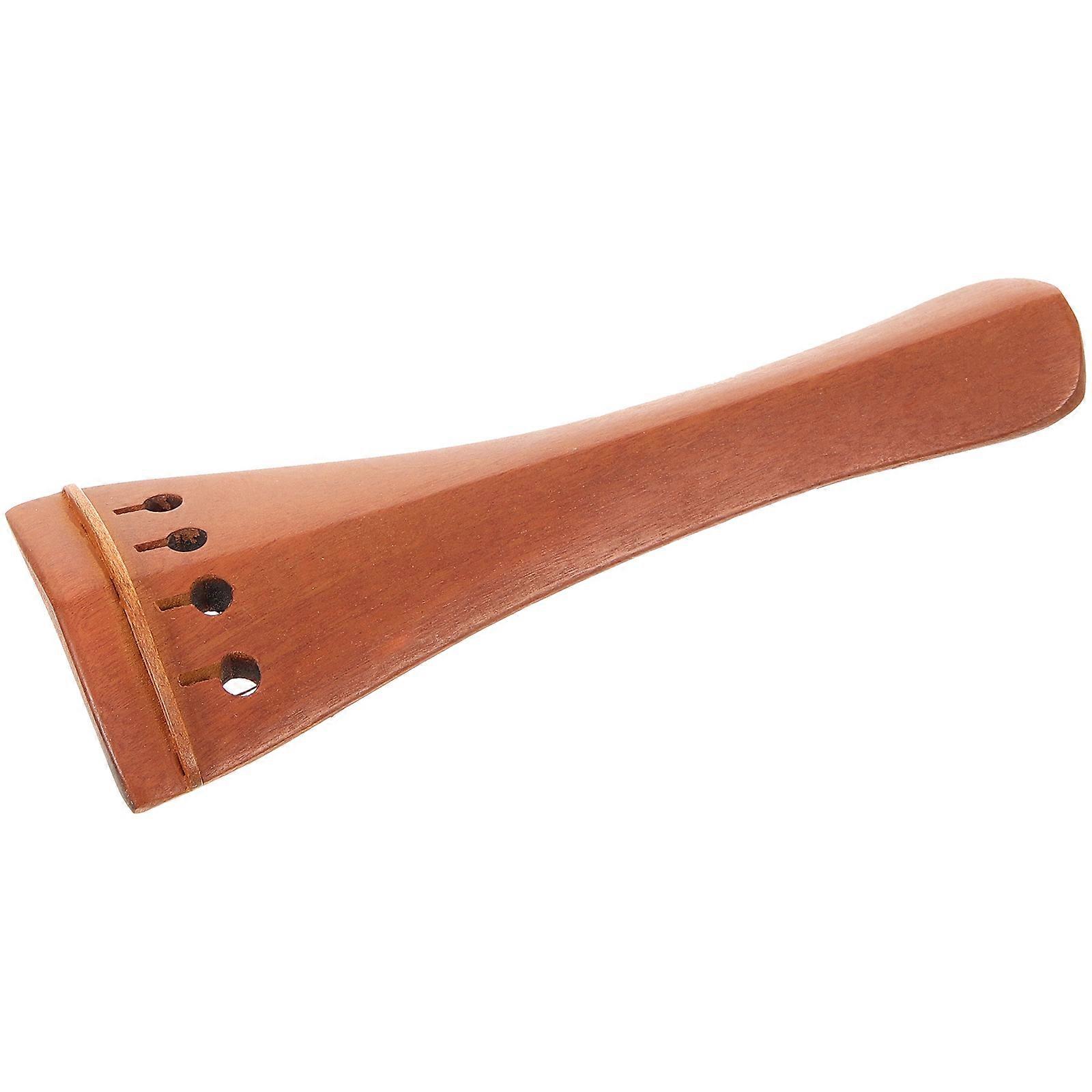 Rectangular Violin Tailpiece For Beginners Music Practice Brown 1 Pcs