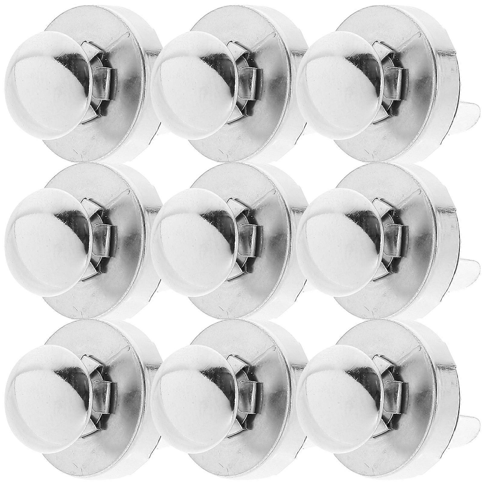 Magnetic Snap Buttons 20Pack Simple Design For DIY Projects Closing Clothes Bags With Strong Magnetism