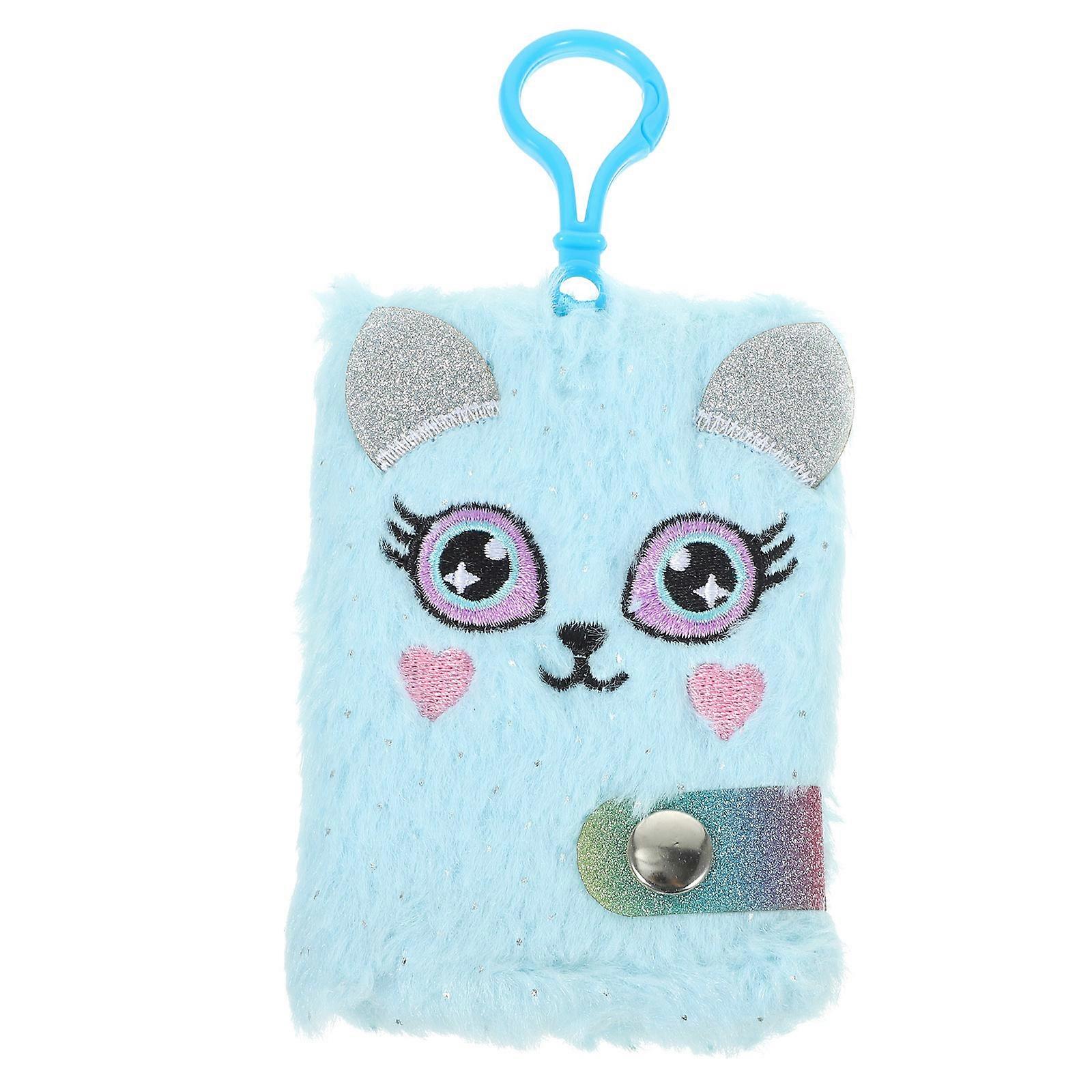 Creative Hanging Notebook For Bosses School Study 10x7.5x1.5cm Gentle Plush 1Set