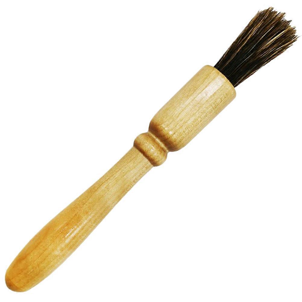 Wood Bristle Cleaning Brush for Coffee Grinder and Espresso Equipment Maintenance 7 Inch