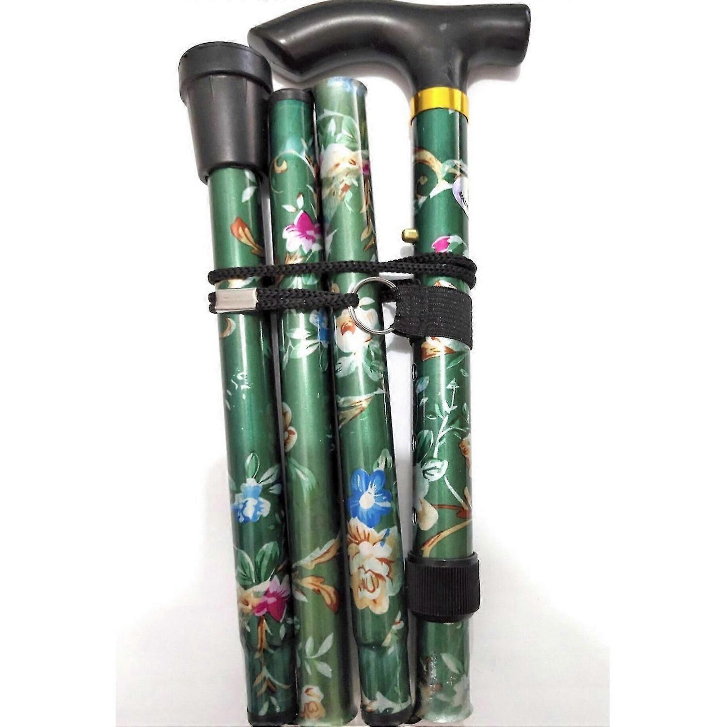 Walking Stick, Adjustable and Foldable Lightweight Comfortable Grip,Durable Walking Aid Mobility Aid