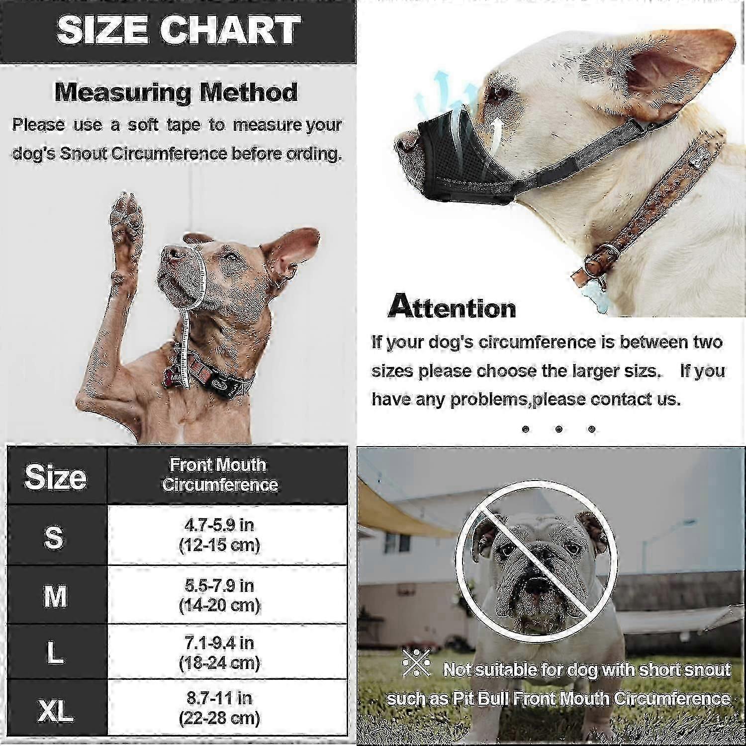 Dog Muzzle, Soft Nylon Anti-dropping Muzzle, Air Mesh Breathable Drinkable Dog Muzzle With Adjustable Loop