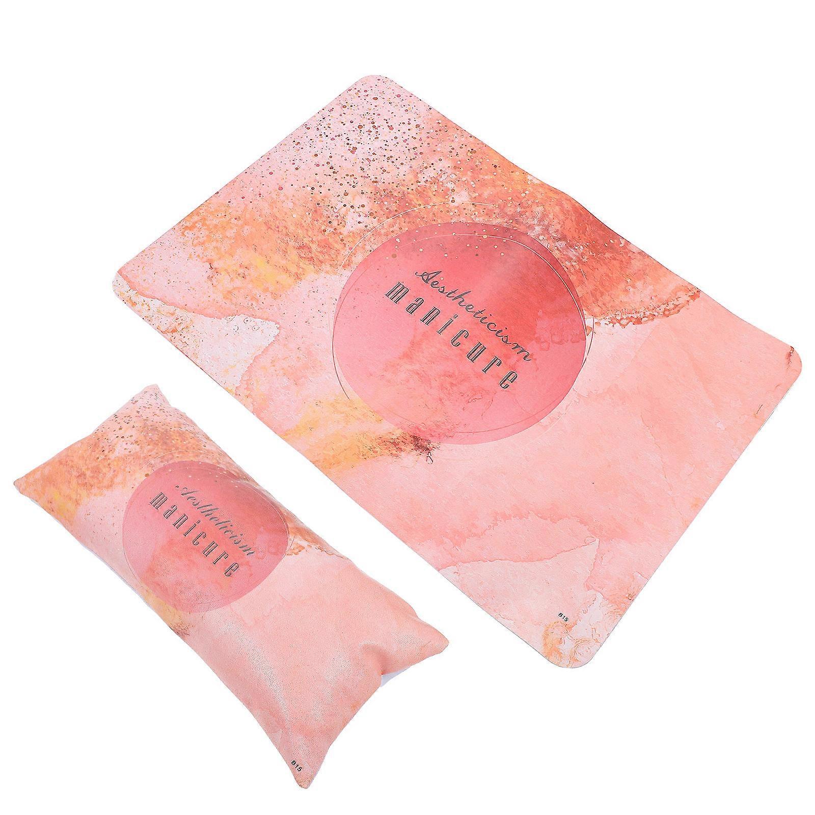 Nail Art Hand Pillow Stylish Design Comfortable Manicure Mat for Nail Salons Home Use Protects Countertops Steady Hands for Nail Enthusiasts