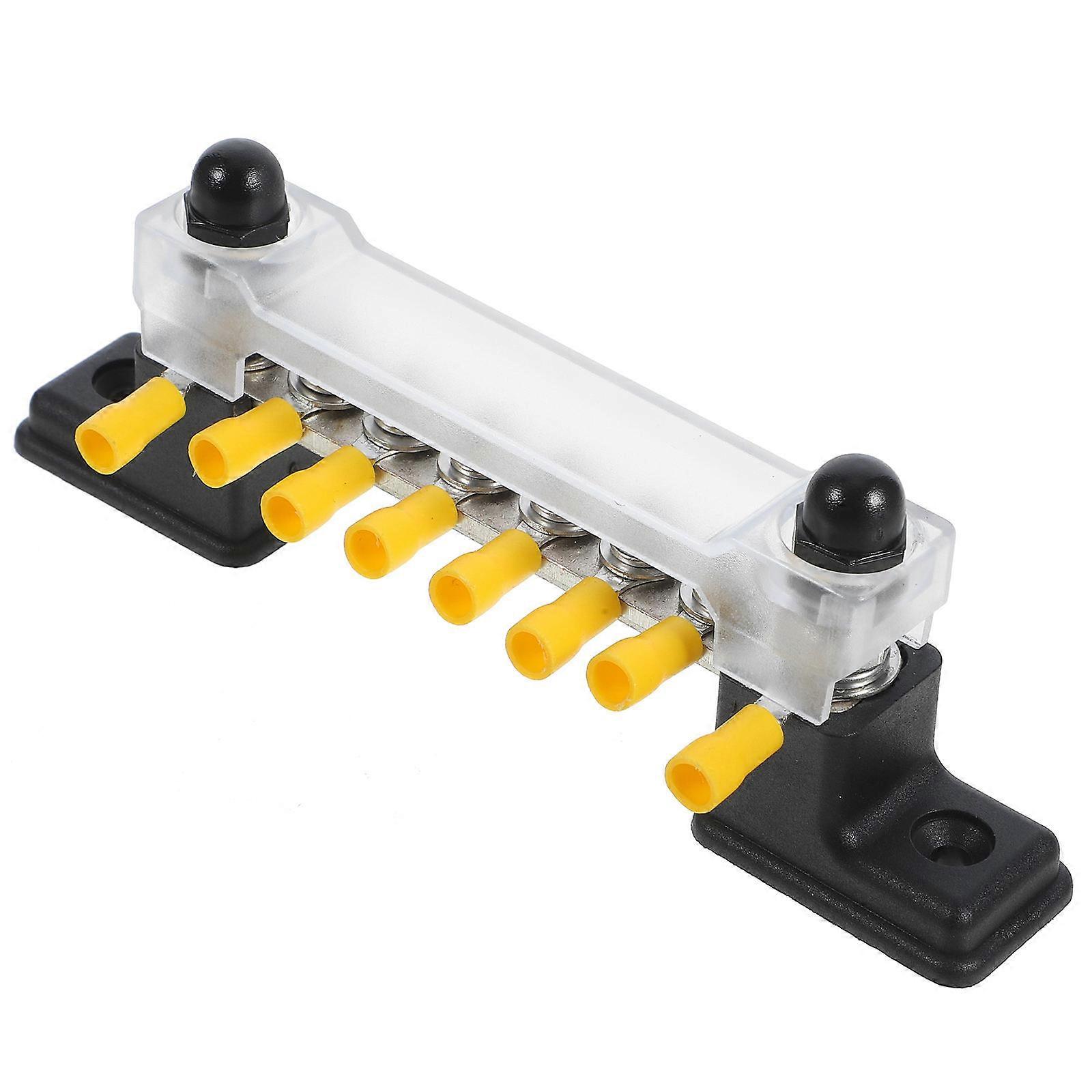 48V DC Bus Bar Terminal Block for RV Yacht Power Distribution – Compact Durable Accessory with Versatile Compatibility