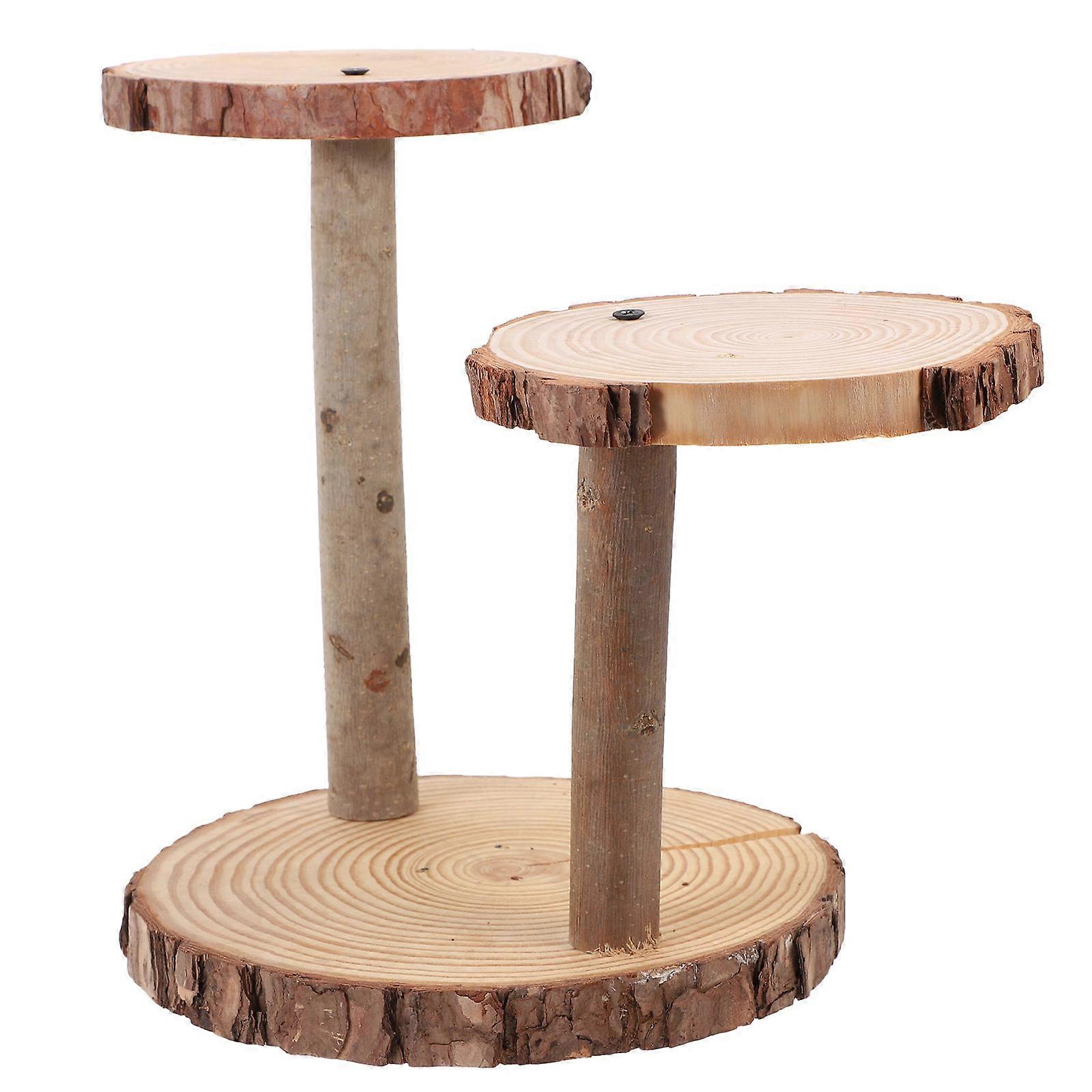 Plants Stand 1Pack Multi-Functional Wood Plant Stand 23x19cm Suitable For Home Decoration Styles