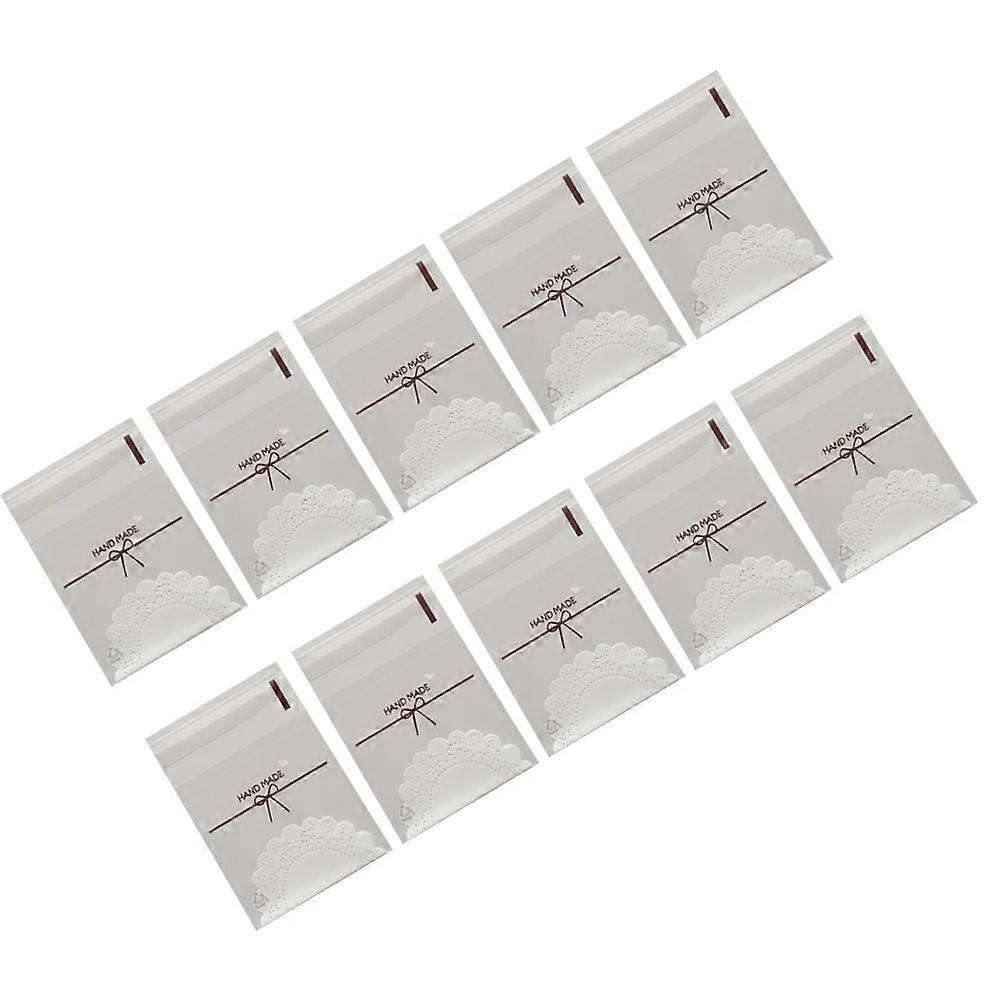 Transparent Selfadhesive Candy Bags for Storage Use Made of Durable Plastic Perfect for Home Parties and Events 100pcs