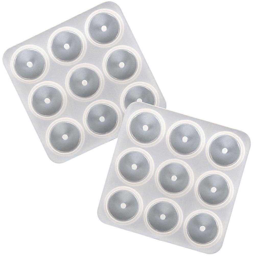 Epoxy Silicone Casting Mold 2Pcs For Craft Making Jewelry 10X10cm Reusable Easy To Operate