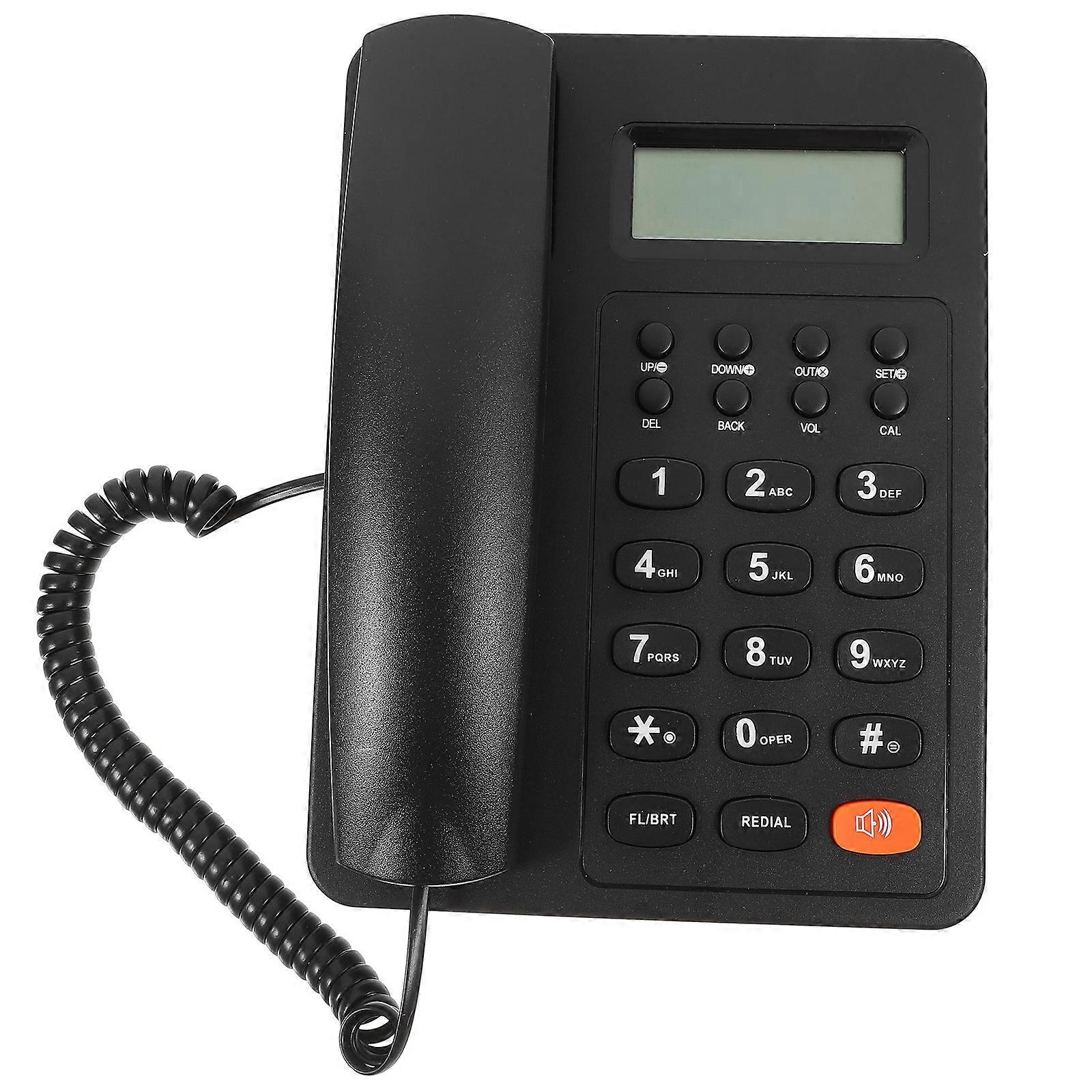 Reusable Desk Telephone Set – Corded Phone with Screen for Office and Home Use, Easy to Use Design for Commercial and Household Needs
