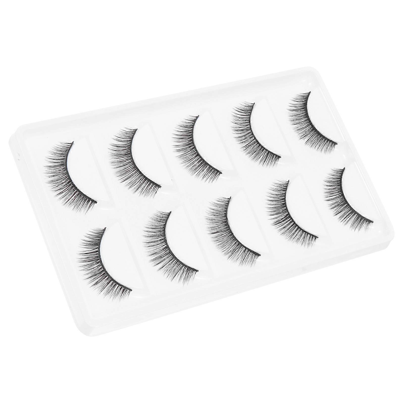 Here's a refined and compelling product description for your **5 Pairs of Dense Eyelash Extensions**:
### **5 Pairs Dense Eyelash Extensions –