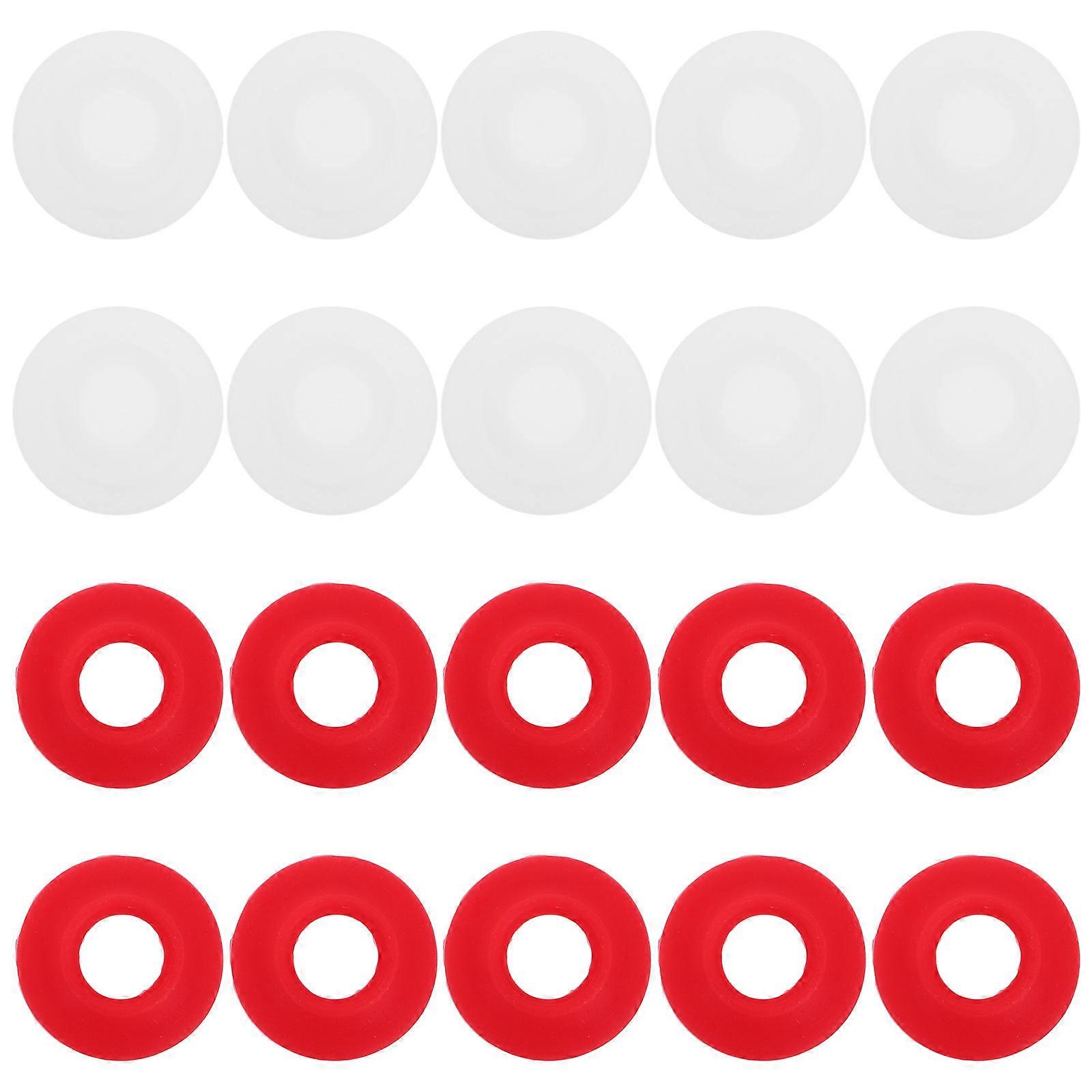 Silicone Gaskets for Bottle Tops Leak Proof and 20 Assorted Color Pieces for Kitchen Use