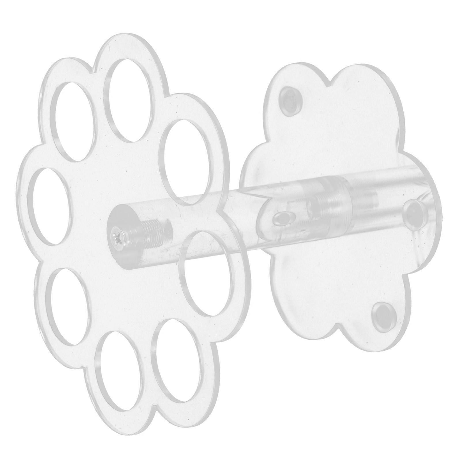 Petal Shaped Acrylic Ice Cream Cone Holder Stand for Weddings, Birthdays, and Restaurant Dessert Displays – Easy to Clean Cone Display Rack