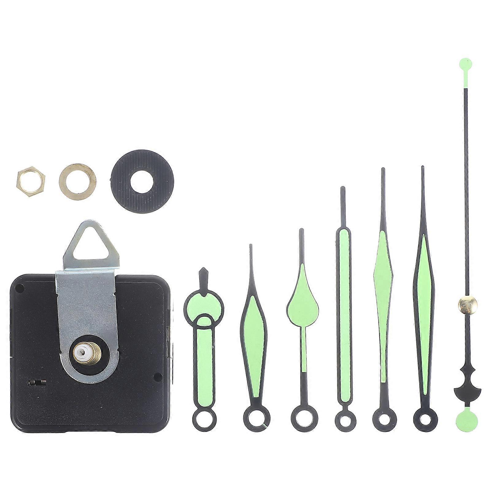 DIY Clock Movement Set with Durable Quartz Mechanism for Craft Projects Assorted Color