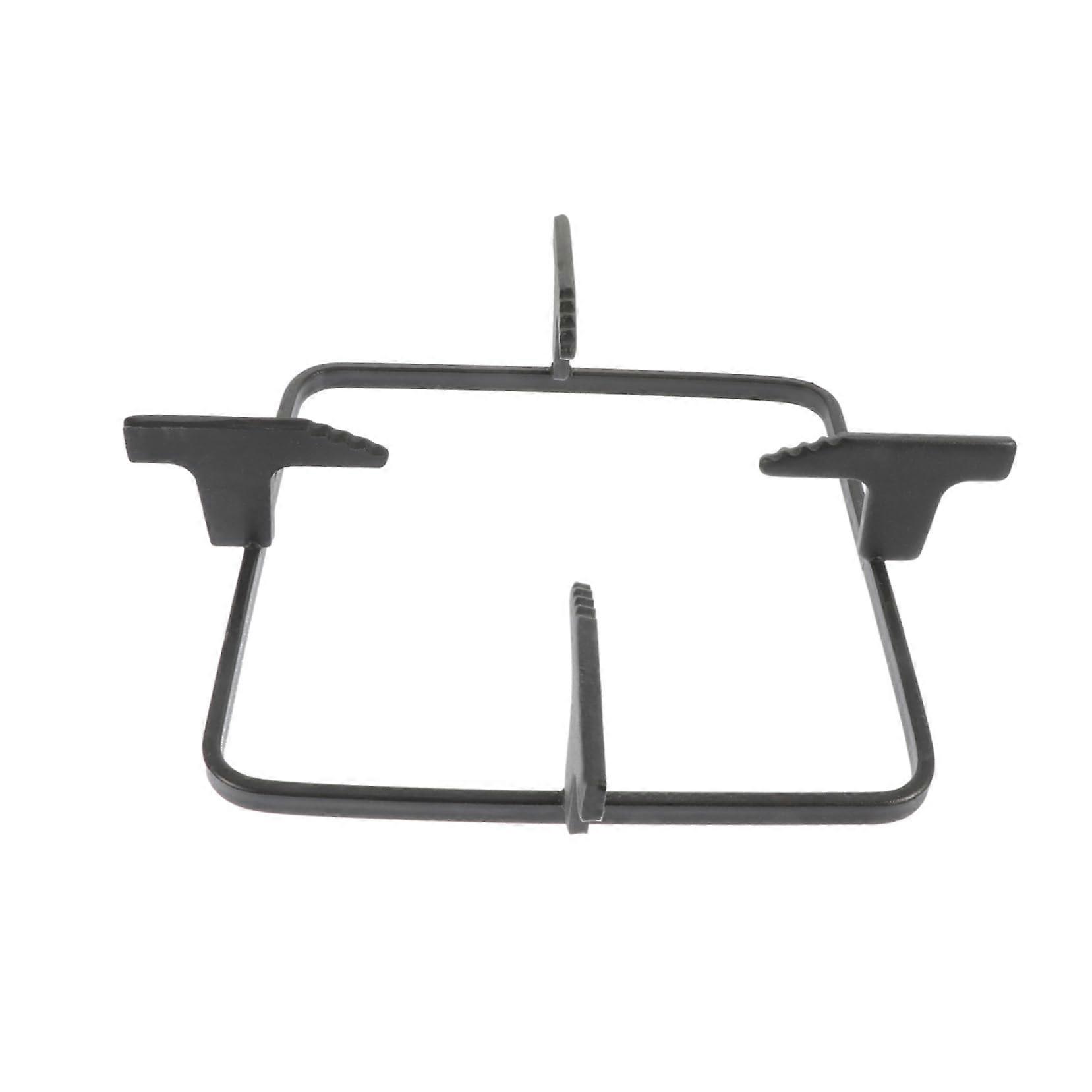 Gas Hob Rack Square Black 20.00X20.00X5.70CM Compact Stable For Cookware