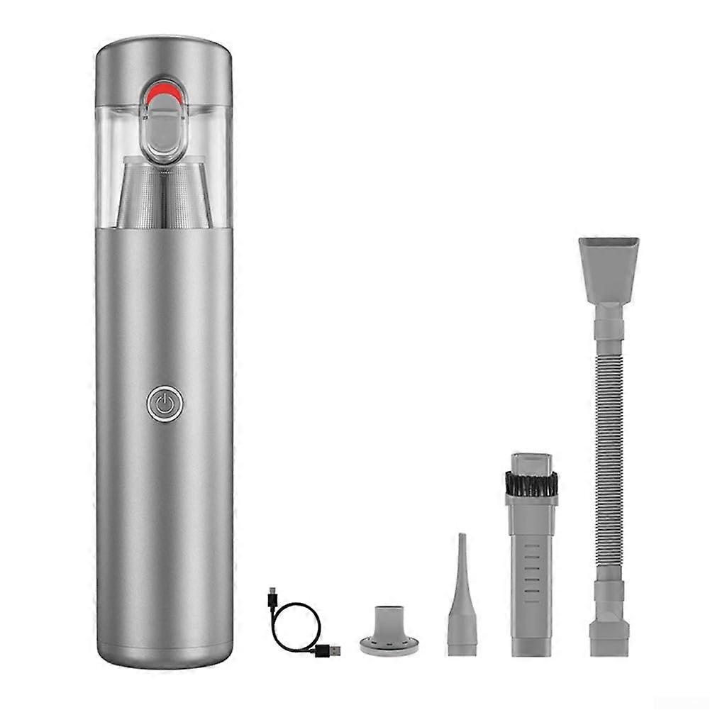 4 in 1 Portable Vacuum Cleaner with Fast Charging for Car, Home and Keyboard Cleaning