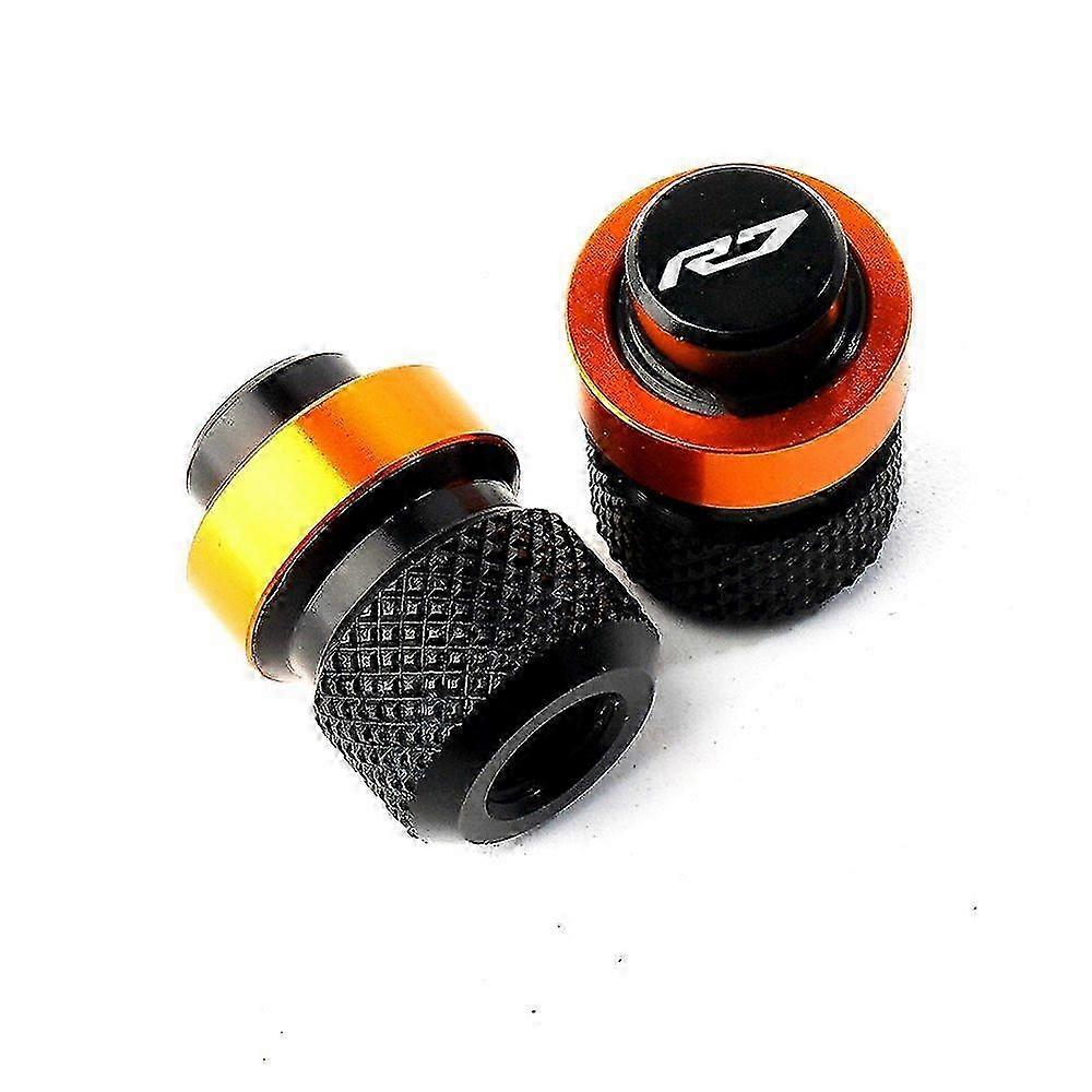 LOGO R7 Motorcycle Accessories CNC Aluminum Wheel Tire Valve Caps Cover For YAMAHA 2022 2021 4