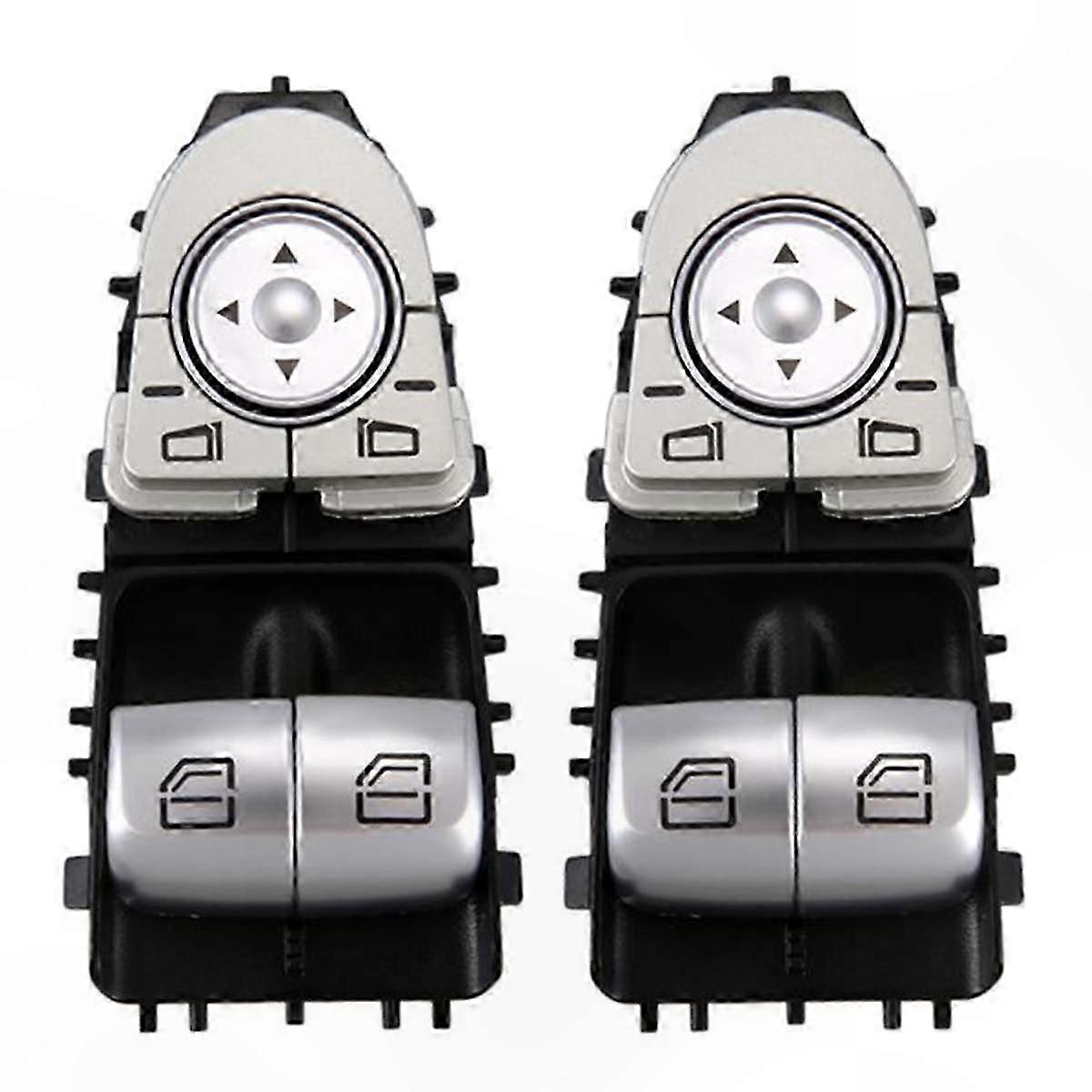 Front Power Window Switch for W447 2015-2018, 2 Pack Replacement