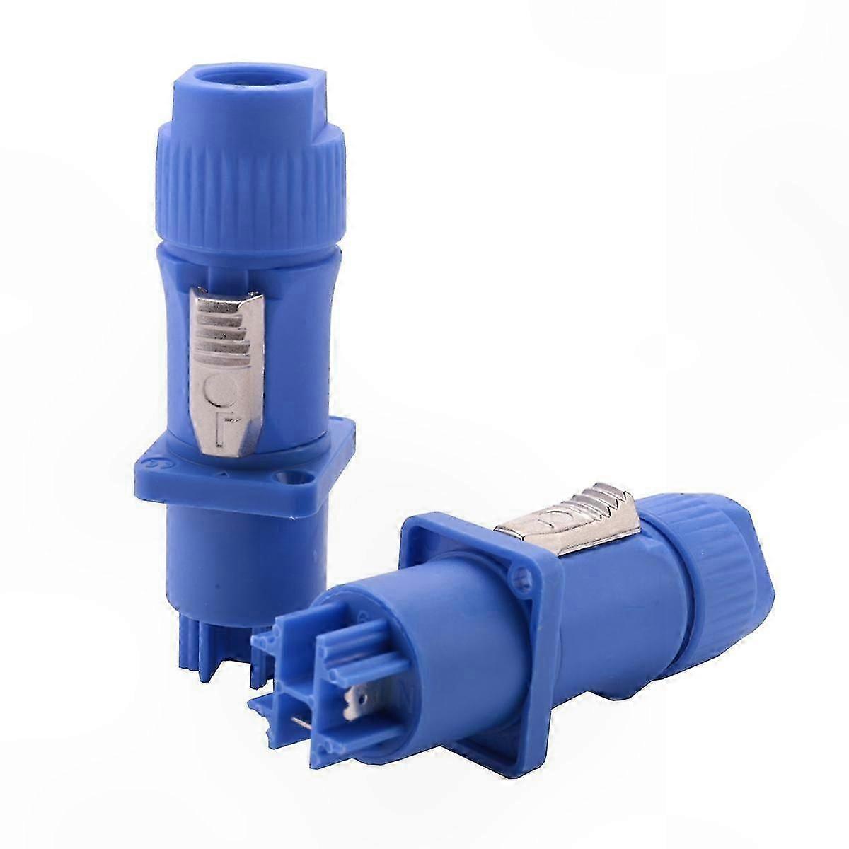 4 Sets Lockable Power Connectors, NAC3FCA+NAC3MPA & NAC3FCB+NAC3MPB, Cable and Chassis Connectors for Power Input Output Applications