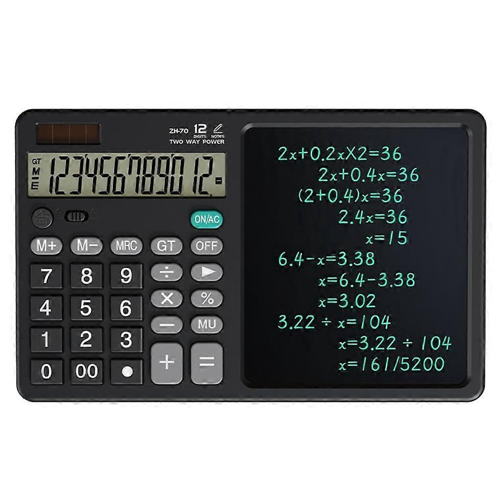 ZH70 Handwriting Tablet Desktop Calculator Financial Accounting Calculator Office Writing Draft Memo Handwriting Tablet Easy to Use Ref: 9523