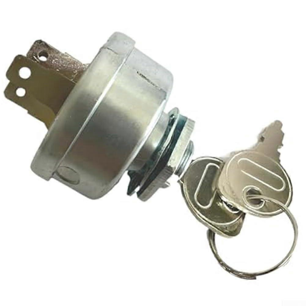 Ignition Switch 4 Position 6 Terminal for 92377 91846 Lawn Mowers Keyed Design