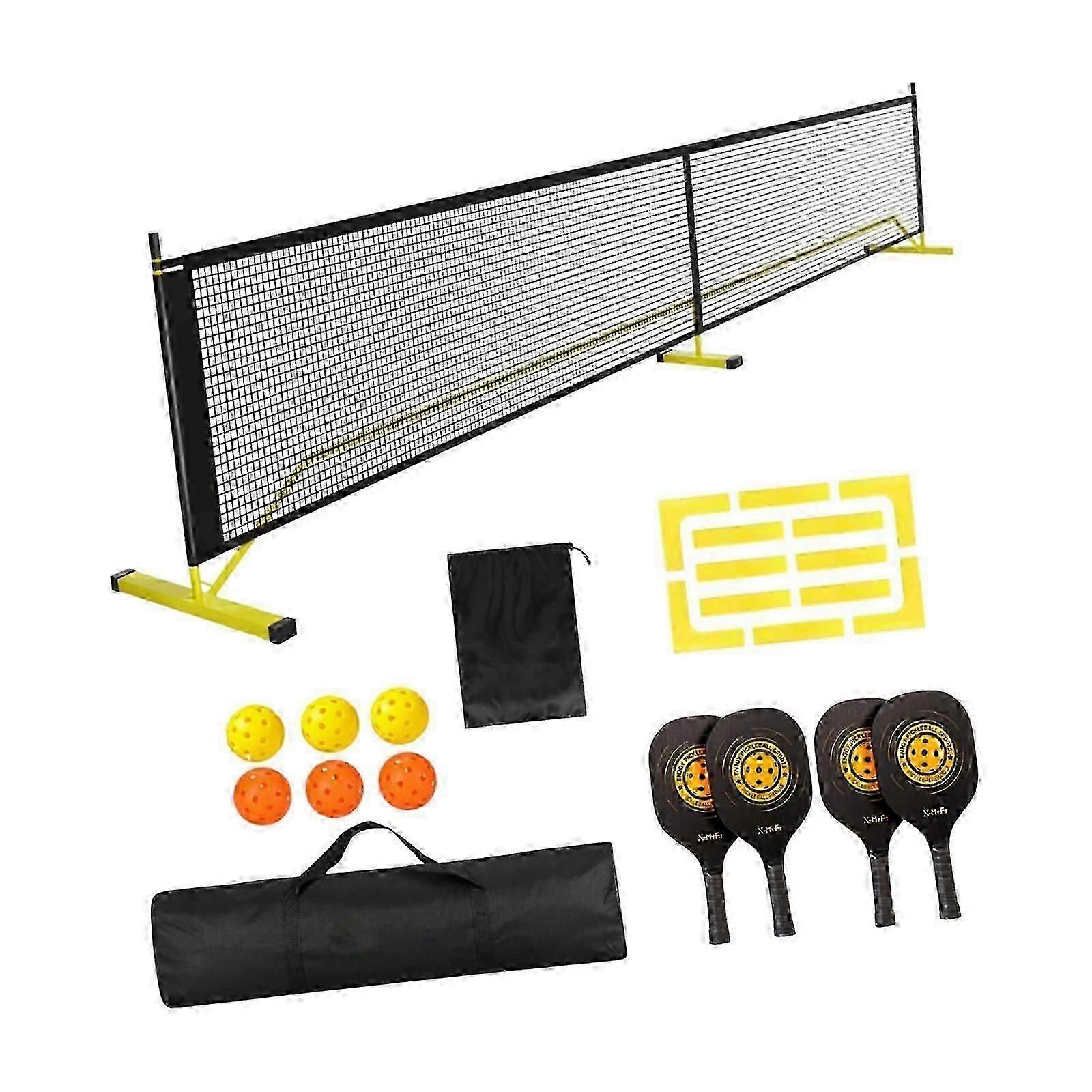 Pickleball Net Set 22ft Regulation Size Net for Beginners Outdoor Sports