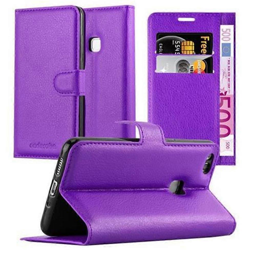 Huawei P10 LITE Case - Protective Case with Card Slots and Stand Function