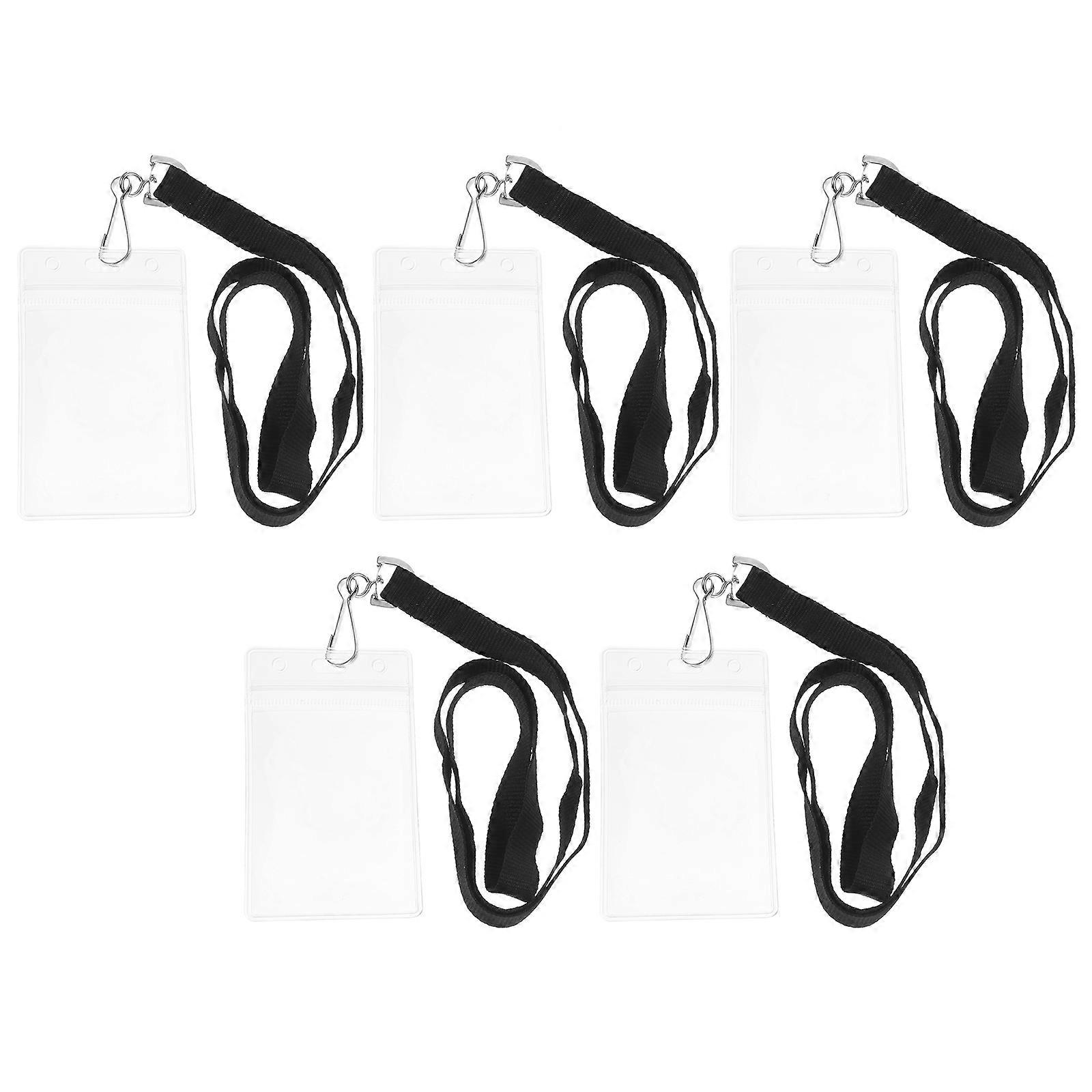 Black Badge Sleeve for Kids Made of Polyester PVC and Zinc Alloy Keeps Cards Safe and Organized 5 Sets