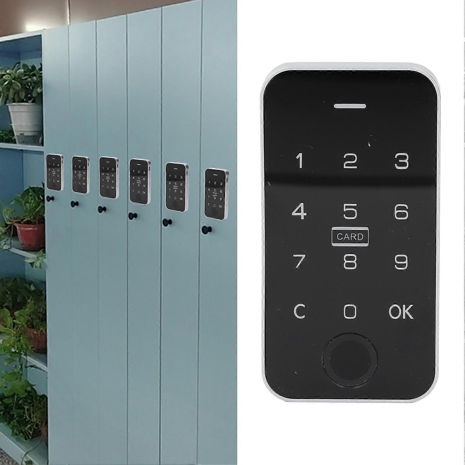 Electronic Cabinet Lock Fingerprint Touch Password Zinc Alloy