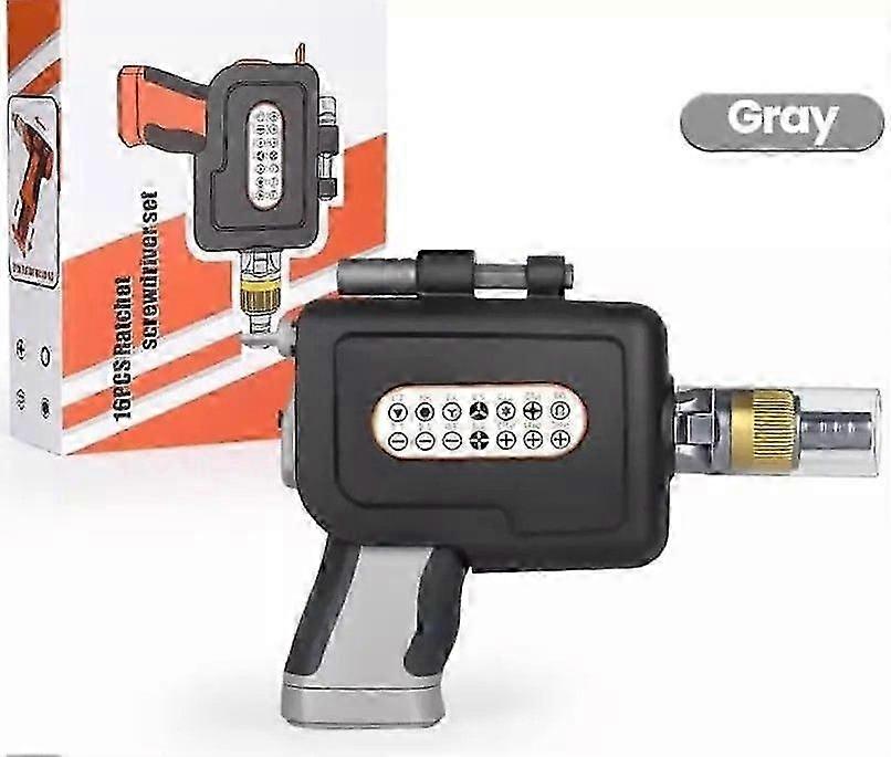 16-In-1 Multi Screwdriver Set, Electric Screwdriver Gun with Magnetic Bit Set Cs